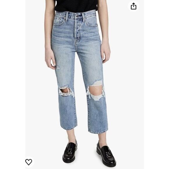 PISTOLA Cassie High Rise Classic Straight Denim Sz 31 Jeans Womens Bayview - Picture 2 of 9